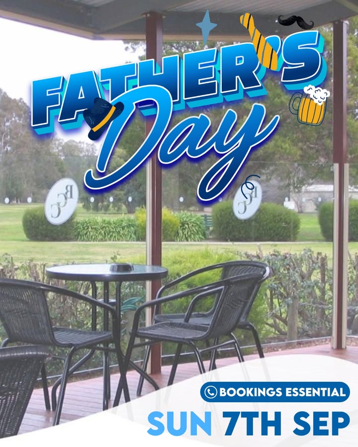 Featured image for “Father’s Day Celebration at Benalla Golf Club: Delicious Food, Live Music & Special Treats”