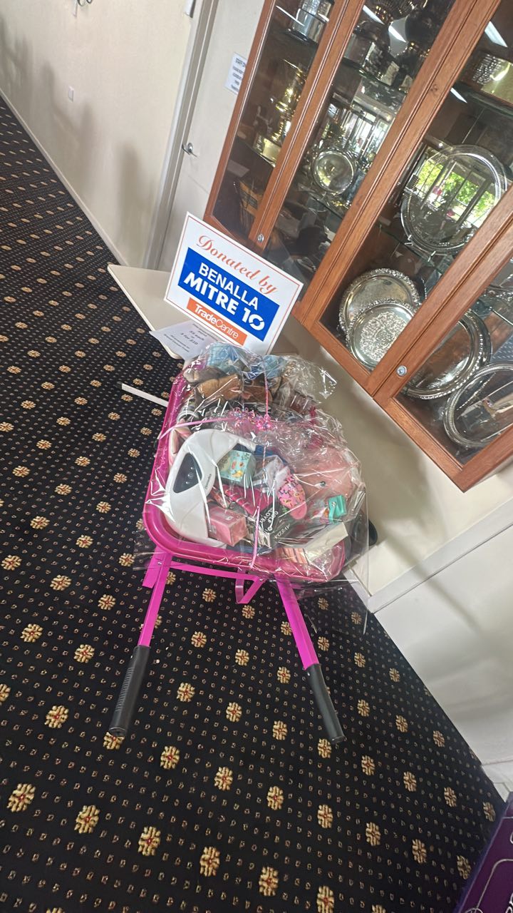 Featured image for “Pink Day Raffle: Win a Wheelbarrow of Goodies at Benalla Golf Club”