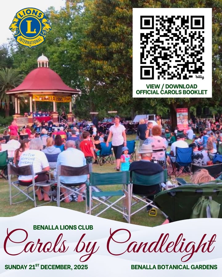 Featured image for “Annual Carols by Candlelight Event at Benalla Botanical Gardens”