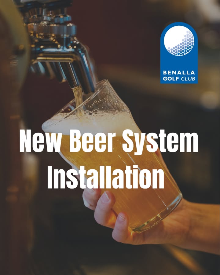 Featured image for “New Beer System at Benalla Golf Club”