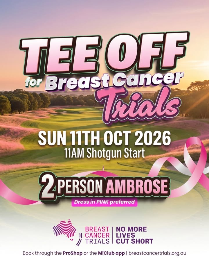Featured image for “Tee Off for Breast Cancer Trials at Benalla Golf Club”