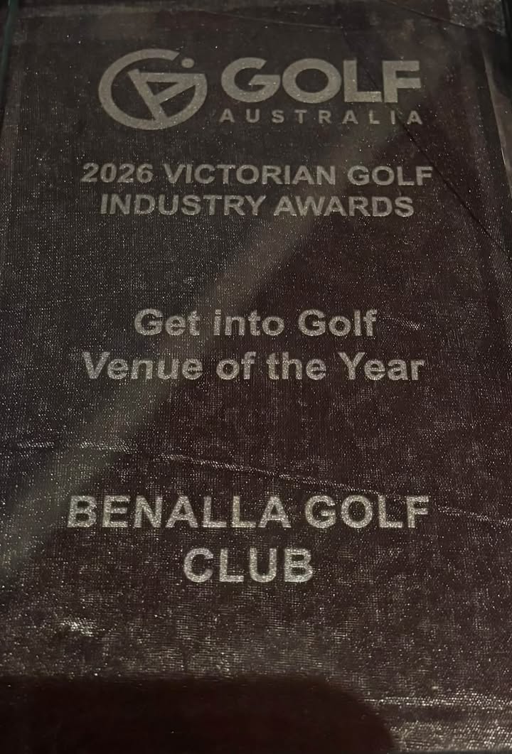 Featured image for “Benalla Golf Club Wins 2026 Victorian Get Into Golf Venue of the Year”